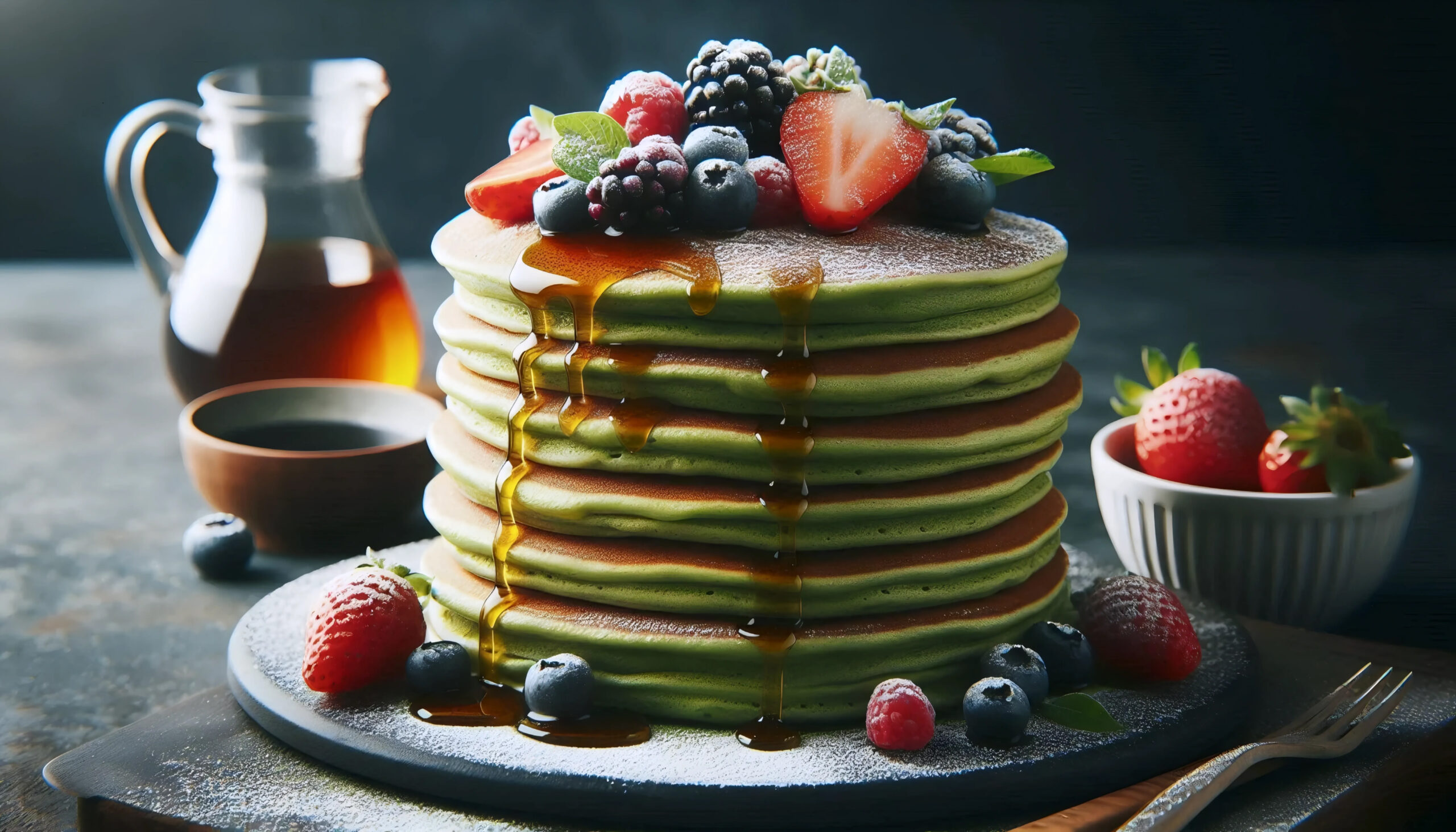 Matcha Pfannkuchen